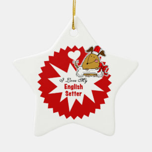 Gepersonaliseerd Engels Setter Keepsake Ornament