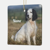 Gepersonaliseerd Engels Springer Spaniel Keramisch Ornament (Links)