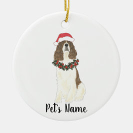 Gepersonaliseerd Engels Springer Spaniel (lever) Keramisch Ornament