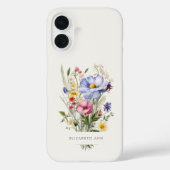 Gepersonaliseerd Engels Tuinboeket Case-Mate iPhone Case (Achterkant)