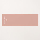 Gepersonaliseerd enkelvoudig hart yogamat (Voorkant (horizontaal))