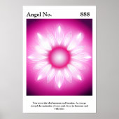 Gepersonaliseerd esthetisch aura angel nummer Post Poster (Voorkant)