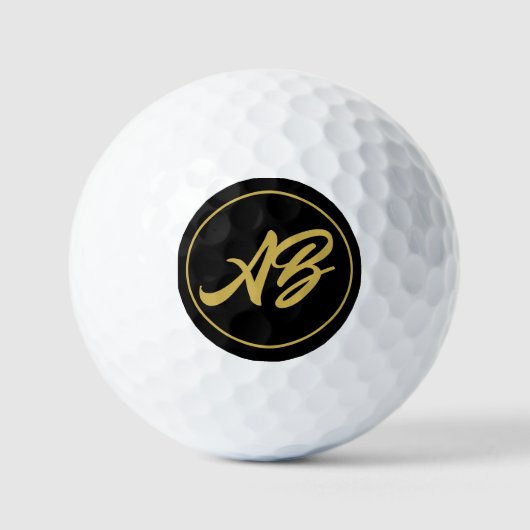 Gepersonaliseerd exclusief Initiaal Golfballen (Voorkant)