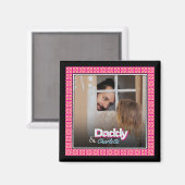 Gepersonaliseerd Familie Afbeelding - Vader Daught Magneet (Voorkant / Achterkant)
