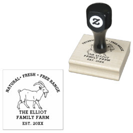 Gepersonaliseerd  familie Boerderij Rubberstempel
