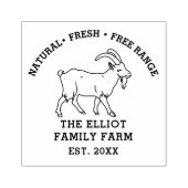 Gepersonaliseerd  familie Boerderij Rubberstempel (Afrduk)