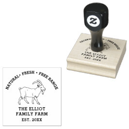 Gepersonaliseerd  familie Boerderij Rubberstempel