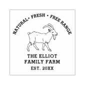 Gepersonaliseerd  familie Boerderij Rubberstempel (Afrduk)