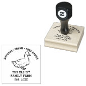 Gepersonaliseerd  familie Boerderij Rubberstempel (Gestempeld)