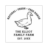 Gepersonaliseerd  familie Boerderij Rubberstempel (Afrduk)