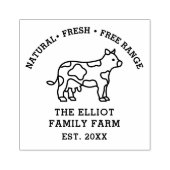 Gepersonaliseerd  familie Boerderij Rubberstempel (Afrduk)