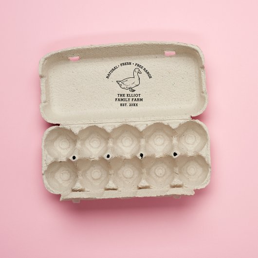 Gepersonaliseerd  familie Boerderij Rubberstempel