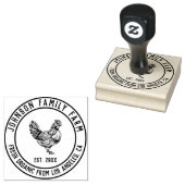 Gepersonaliseerd  familie Boerderij Rubberstempel (Gestempeld)