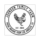 Gepersonaliseerd  familie Boerderij Rubberstempel (Afrduk)