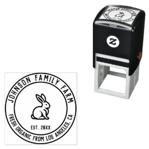 Gepersonaliseerd  familie Boerderij Zelfinktende Stempel