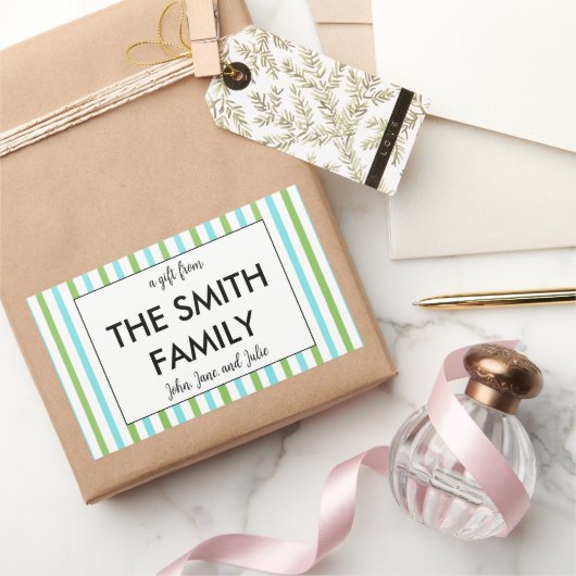 Gepersonaliseerd familie Gifting Stickers (Geschenken)