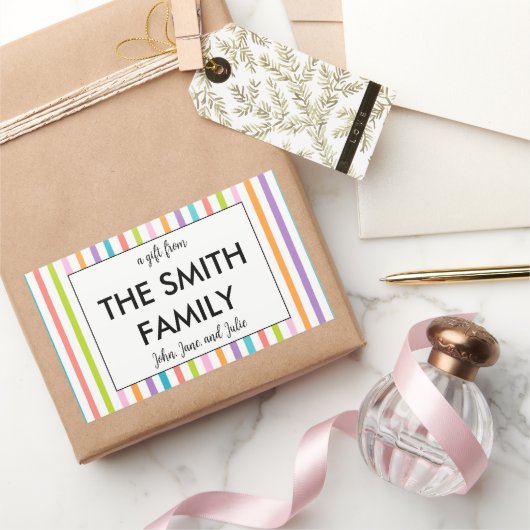 Gepersonaliseerd familie Gifting Stickers (Geschenken)