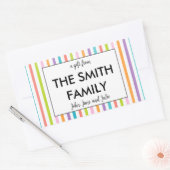 Gepersonaliseerd familie Gifting Stickers (Envelop)