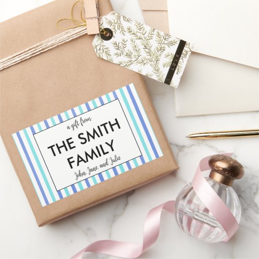 Gepersonaliseerd familie Gifting Stickers (Geschenken)