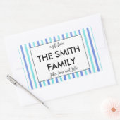 Gepersonaliseerd familie Gifting Stickers (Envelop)