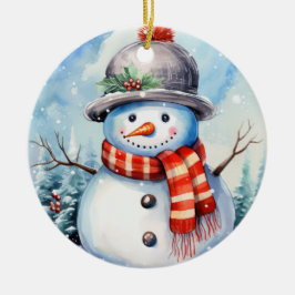 Gepersonaliseerd Familie Kerst Ornament, 2-zijdig Keramisch Ornament