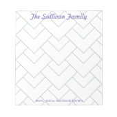 Gepersonaliseerd familie Notitieblok, aangepaste b Notitieblok (Voorkant)