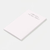 Gepersonaliseerd familie notitieblok post-it® notes (Schuin)