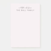 Gepersonaliseerd familie notitieblok post-it® notes (Voorkant)