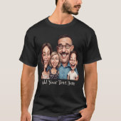Gepersonaliseerd familie T-shirt (Voorkant)