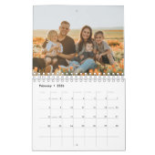 Gepersonaliseerd familiefoto cadeau kalender (Feb 2026)