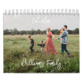 Gepersonaliseerd familiefoto cadeau kalender (Hoes)