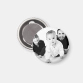 Gepersonaliseerd familiefoto magneet (Voorkant / Achterkant)