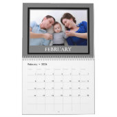 Gepersonaliseerd familiegeheugen Foto Keepsake Gif Kalender (Feb 2026)