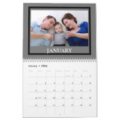 Gepersonaliseerd familiegeheugen Foto Keepsake Gif Kalender (Jan 2026)