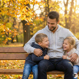 Gepersonaliseerd familienaam Patriarch Vintage Lab Hoodie