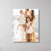Gepersonaliseerd familieportret canvas afdruk (Voorkant)