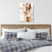 Gepersonaliseerd familieportret canvas afdruk (Insitu (Slaapkamer))