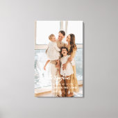 Gepersonaliseerd familieportret canvas afdruk (Voorkant)