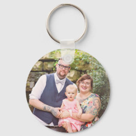 Gepersonaliseerd familieportret sleutelhanger
