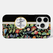 Gepersonaliseerd  faux geborduurd patroon Case-Mate iPhone case (Achterkant (horizontaal))