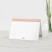 Gepersonaliseerd faux kroonluchter ontwerp notitiekaartje (Achterkant)