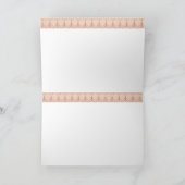 Gepersonaliseerd faux kroonluchter ontwerp notitiekaartje (Binnen)