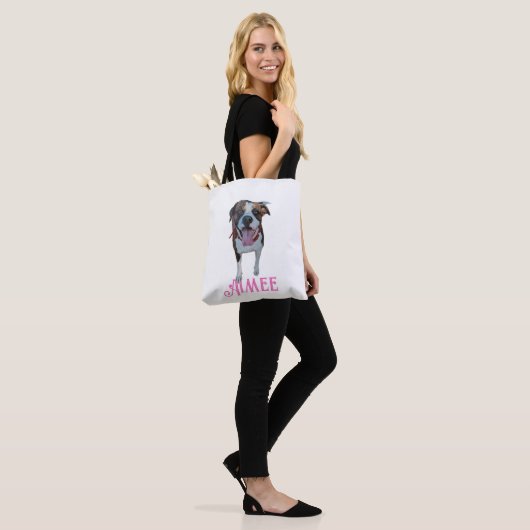Gepersonaliseerd 'Fave Dogs' Shopping Tas (Op model)