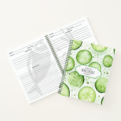 Gepersonaliseerd favoriete receptenboek notitieboek (Binnen)