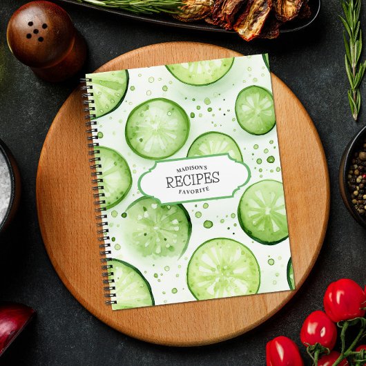 Gepersonaliseerd favoriete receptenboek notitieboek