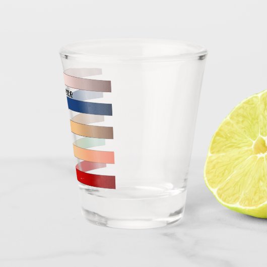 gepersonaliseerd, feest, vrijgezellenfeest, vriend shot glas (Rechts)