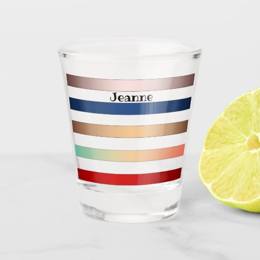 gepersonaliseerd, feest, vrijgezellenfeest, vriend shot glas (Voorkant)