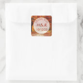 Gepersonaliseerd feest Wedden Bedankt, Sticker (Tas)