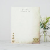 gepersonaliseerd feestdag-briefpapier briefhoofd ontwerp (Staand voorkant)