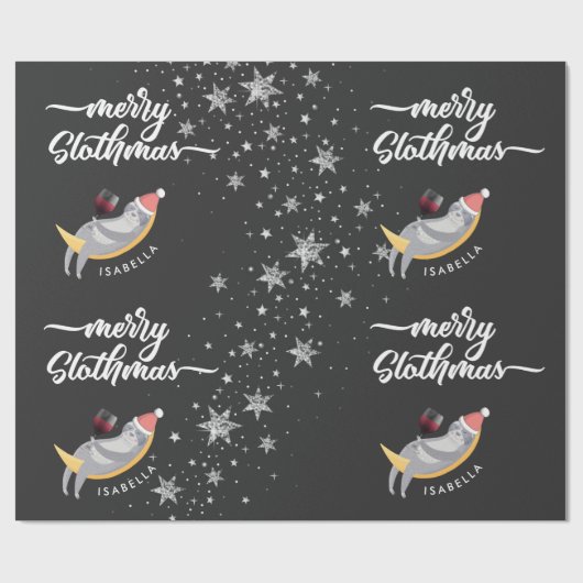 Gepersonaliseerd feestdag met feestdag en feestdag cadeaupapier (Vlak)